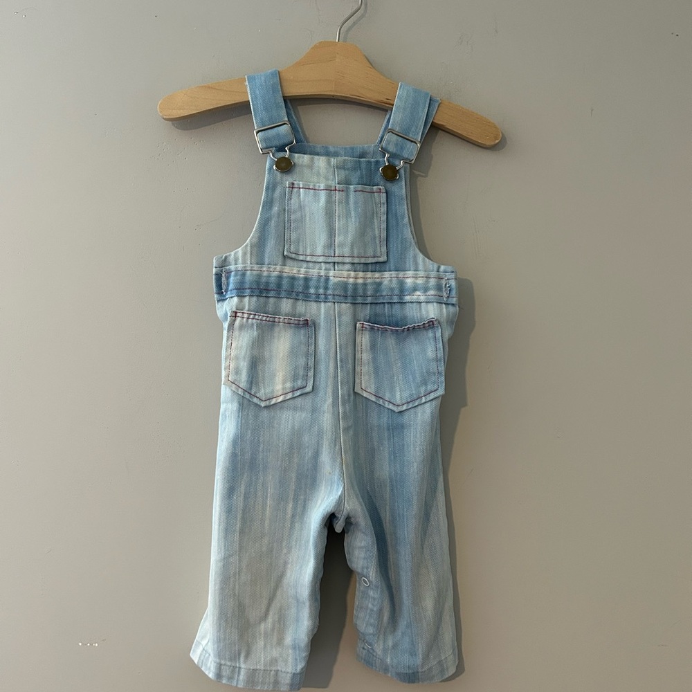 $14 ADD ON Vintage 18m Health-tex Overall blue denim Hanna Andersson‎ Levi